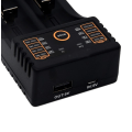 Miniatyrbillede 4 af 4: USB-batterioplader, 2 slots oplader lii-202 18650 26650 16340 14500 batterioplader lii-202 18650 266