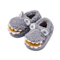 Miniatyrbillede 1 af 5: 23cm-Børneslippers Plys Piger Bomuldsslippers Drenge Varme Krokodille Hjemmesko Foret Vinter Non