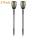 Miniatyrbillede 1 af 5: Solcelle Fakkel Lys Dansende Flammende Have Lampe LED Vandtæt 2-10 Stk( )