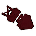 Pikkukuva 1 / 5: Kesän seksikäs bikiniuimapuku, kaksiosainen nauhallinen seksikäs bikiniuimapuku, ranta-uimapuku (M Burgundy)