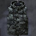Miniatyrbilde 3 av 5: Store størrelser L-7XL Høst Vinter Herre Vest med Hette Ny Uformell Ermeløs Jakke for Menn Varm Parkas (6XL grønn)