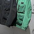 Miniatyrbild 4 av 4: Plus Size 5XL-12XL Överdimensionerade Jackor för Män Mode Flera Fickor Herr Trenchcoat Långärmad Ytterkläder (12XL grön)