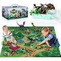 Miniatyrbillede 1 af 5: Dinosaur Legetøj til Børn 3-5 med Aktivitetslegemåtte & Træer, Edukat*