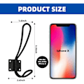 Miniatyrbild 2 av 5: 10-pack rostfärgade entréhooks - svarta väggmonterade krokar med 40-pack metallskruvar, dubbelbelagda
