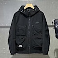 Miniatyrbild 1 av 5: Plus Size 5XL-12XL Överdimensionerade Jackor för Män Mode Flera Fickor Herr Trenchcoat Långärmad Ytterkläder (12XL svart)