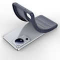 Pikkukuva 5 / 5: TPU + Flanelli Puhelimen Kotelo Xiaomi 13 Litelle (Vaaleansininen)