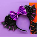 Miniatyrbillede 5 af 5: Sød Halloween Hårsløjfe med Museøre Design Hårtilbehør til Kvinder til Halloween Pynt Fest C( C)