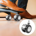 Miniatyrbilde 3 av 5: （4cm）8 stk tunge hjul kontormøbler hjul stumme lenestol stol hjul erstatning svingform