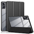 Miniatyrbillede 1 af 5: 3-lags Solid Farvet Tablet Etui Til Xiaomi Redmi Pad SE (Sort)
