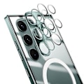 Miniatyrbilde 4 av 5: Frostert metalltelefondeksel for Samsung Galaxy S21 Ultra (Blå)