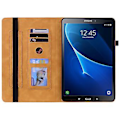Miniatyrbilde 3 av 5: Glidelås Lærtablettveske For Samsung Galaxy Tab A 10.1 2016/T580/T585 (Gul)