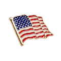 Pikkukuva 1 / 3: Yhdysvaltain lippu Amerikkalainen rintaneula Isänmaalliset neulat Amerikan lipun rintamerkit Amerikkalainen matkamuisto