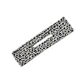 Miniatyrbillede 1 af 5: Hårknold til fransk twist stof hårklemme leopard print diy hårtilbehør (2)