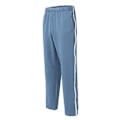 Miniatyrbillede 5 af 5: Mænds Sweatpants med Mellem Høj Talje, Elastisk Linning, Lommer, Farve Splicing, Bred Ben, Side Lynlås, Aftagelige Basketball Bukser (3XL Lysegrå)