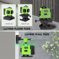 Miniatyrbillede 2 af 5: 360°x 4 Laserniveau, Selvjusterende 3D Lodret og Vandret