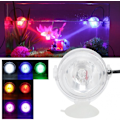 Miniatyrbild 4 av 5: LED-akvarieljus Mini nedsänkbar lampa Amfibielamp Vattentät belysning 180º Justerbar Färgrik