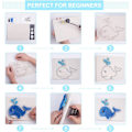 Miniatyrbilde 3 av 5: 20cmx20cm DIY String Art Kit for Beginner Whale String Art Gifts Craft Kit for Girls and Boys Adult