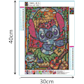Pikkukuva 2 / 5: 30x40 cm（B） Täydellinen DIY 5D timanttimaalaus, sarjakuvaeläinten timantti