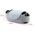 Miniatyrbillede 5 af 5: (Sort) Baby Buggy Organiser Baby Klapvogn Barnevogn Kopholder Tasker