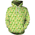 Miniatyrbillede 1 af 3: Mænds Langærmet Hoodie Halloween Fun Crew Neck Sweatshirt Med Kænguru Lomme Jul Multicolor 3d Print Jumper Sweater Størrelse XL