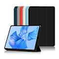Miniatyrbild 2 av 5: Fullständigt skyddande surfplattafodral PU-skydd Tri-fold för MatePadPro11 (Grå)