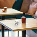 Miniatyrbillede 3 af 4: 2 stk. Rustfrit Stål Dobbeltsidet Rygestop Skilte Rygestop Bordskilte