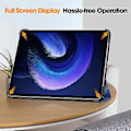 Pikkukuva 4 / 5: Maalattu Nahkainen Älykäs Tabletti Kotelo Xiaomi Pad 6 / 6 Pro:lle (Linnunrata)