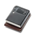 Miniatyrbillede 4 af 4: LC.IMEEKE Kalveskindstekstur PU-etui til Samsung Galaxy Z Flip4 5G