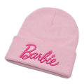 Miniatyrbillede 1 af 4: Barbie Børne Unisex Vinter Varme Beanie Huer Til Drenge Og Piger Strikket Skull Cap Kreative Gaver (Lyse Pink)