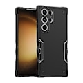Miniatyrbillede 1 af 5: Anti-slip Armor Case til Samsung Galaxy S23 Ultra 5G (Sort)