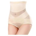 Miniatyrbild 1 av 5: Cross Compression Abs Shaping Byxor Kvinna Ming Body Shaper Tummy Control Z (L Hudfärg)