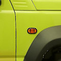 Miniatyrbillede 3 af 5: Sideblinklys Dækslet Trim Lampebeskyttere Ramme Til Jimny 2019 2020 2021 2022