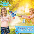 Miniatyrbild 2 av 5: Lfvmss Elektrisk Vattenpistol för Vuxna, Automatisk Vattenpistol för Barn med Hög Kapacitet, Sommarpoolparty Strandspel Vattenpistol, Utomhuslagsspel (blå)