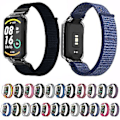 Pikkukuva 5 / 5: PC-kotelo + Nylon-lenkkiremmi Xiaomi Mi Band 7 Pro:lle (Violetti)