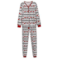 Pikkukuva 1 / 3: Jouluperheen Matchivat Pyjamat Univaatteet Pjs Set Juhlava Aikuisten Lasten Yöasu Z (10T Mama)