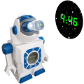 Miniatyrbild 3 av 5: 1 st Robot LED-väckarklocka, barnrobotväckarklocka, barnflicka Robo