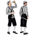Miniatyrbillede 5 af 5: Oktoberfest og Ølfestival Herre Bayersk Oktoberfest Kostumesæt (2XL Sort)
