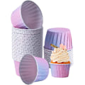 Pikkukuva 1 / 5: 100 kpl Paper Muffin Muotteja, Cupcake-koteloita, Kartonkisia Muffin-koteloita