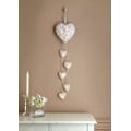 Pikkukuva 1 / 5: Rustique Shabby Chic 6x Tenture coeurs en osier Guirlande LED l