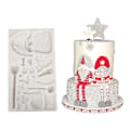 Miniatyrbillede 3 af 5: Silikone Fondantforme Chokoladeforme Geléforme Mousseform Gnome Formet