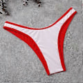 Miniatyrbillede 5 af 5: Ensfarvet Bikini Sæt Sexet Slank Lille Bryst Dækket Samlet Wrap Badedragt Høj Talje Tube Top Split Snøring Badedragt Sort S(S Sort)