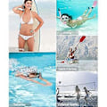 Miniatyrbilde 5 av 5: Bikini Badedrakt for Kvinner Triangel String Halter Todelt Badedraktsett