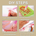 Miniatyrbillede 4 af 5: (30x40cm) 5D Diamantmaleri Kits, 5D DIY Kranie Diamantmaleri