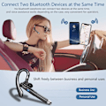 Pikkukuva 3 / 5: Bluetooth-kuuloke Yksikorvainen Kuuloke Puhelimeen Langaton