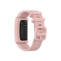 Pikkukuva 3 / 5: Älykello Silikon Ranneke Fitbit Inspire HR:lle (Valkoinen) (Vaaleanpunainen)