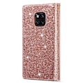 Miniatyrbilde 4 av 5: Glitter-veske i skinn med glidelås for Huawei Mate 20 Pro (Rosegull)