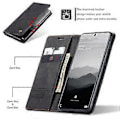 Miniatyrbild 5 av 5: CASEME 013 Series Flip Wallet Läderfodral för Samsung Galaxy A71 (Stil A)
