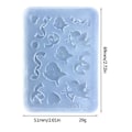 Miniatyrbillede 5 af 5: Kviksand Fyldmaterialer Harpiksform Silikone Hul Shaker Fyldstoffer Form