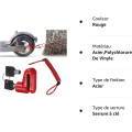 Miniatyrbilde 5 av 5: （Rød）Skivebremselås, Ståltråd Skivebremselås for Xiaomi M365 E