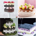 Miniatyrbilde 4 av 5: Silikonkake blonderform preging fondantform dekorasjonsverktøy f